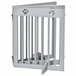 Barrera para Mascotas Madera de Pino PawHut Gris
