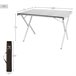 Aktive Mesa plegable camping aluminio antideslizante Gris
