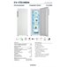 Congelador Vertical Infiniton CV-172L14BEM, 172 l, E, Ciclico, 6 Cajones Blanco