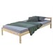 Cama individual persona 96x206 Marron