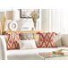 Beliani Cojín decorativo HICKORY Beige