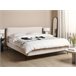 Beliani Cama con somier Poliéster CORIO 193x219 Crema