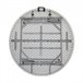Mesa Plegable Redonda Efecto Granito Thinia Home 150x150 Blanco