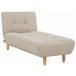 Beliani Chaise longue Poliéster ALSTEN Beige
