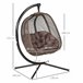 Silla Colgante Acero Marron