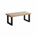 Mesa de centro elevable Loft Negro