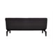 Sofá 2 plazas convertible en cama RIO color negro Negro