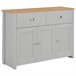 Aparador mueble almacenamiento cajones puertas en 4402264 Marron