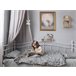 Beliani Cama con somier Metal TULLE 92x209 Blanco