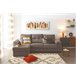 Chaise longue MIA reversible Gris Claro