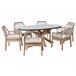 Beliani Conjunto de comedor ORISTANO Beige