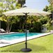 Parasol balcón mástil aluminio Aktive Garden Beige