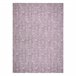 Alfombra COLOR 47373260 SISAL líneas triangulos 60x110 Lila