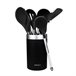 Set de 9 utensilios de cocina Cecotec Polka Negro