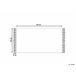 Beliani Alfombra de pelo corto OMERLI 80x150 Blanco