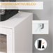 Aparador de Cocina Melamina de Madera, Madera de Pino HOMCOM Multicolor