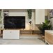 Compacto TV ARY 225cm blanco y roble Blanco/ Madera