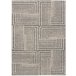 Alfombra geométrica con relieve PAULA - ATTICGO 160x230 Gris