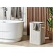 Beliani Estante de baño pequeño KALUTARA Gris
