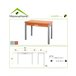 Mesa de Cocina Rectangular Extensible - Modelo SILANTA 60x100 Blanco