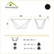 Mesa de Comedor Rectangular - Modelo CALA Transparente