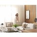 Beliani Cojín decorativo GUZMANIA Beige
