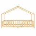 Cama infantil forma de casita con 03_0005466 Pino