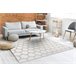 Alfombra SANTO sisal 58391 panal 160x220 Crema