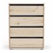 Cajonera BOX II de 4 cajones 60cm Roble