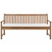 Beliani Cojines de asiento VIVARA Blanco/ Beige