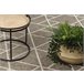 Alfombra de cuerda sisal FLOORLUX 20508 Triángulo 240x330 Marron