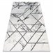 Alfombra EMERALD exclusivo 0085 glamour 120x170 Blanco/ Gris