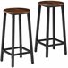 2 taburetes de bar Madera Oscura