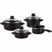 Magefesa Kenia Negra - Batería De Cocina 7 Piezas Negro