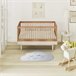 Alfombra infantil forma nube CANDY - ATTICGO 80x120 Plateado