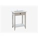 Mesa auxiliar con 1 cajón MELODY Blanco
