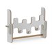 Percha de madera contrachapada Blanco