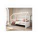 Cama 90 x 190 cm con somier incluido EASY PLUS Blanco