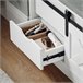 Banco Zapatero con Puerta Corrediza de Granero FSR153-W SoBuy Blanco