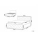 Beliani Cama con somier Terciopelo ROCHEFORT 150x214 Gris