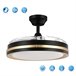 Ventilador De Techo Metal Serie Miok Negro/ Dorado
