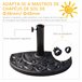 Base de Sombrilla Resina Outsunny Estampado