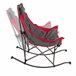Aktive Silla mecedora plegable camping c/cojín y bolsillos Aktive Silla mecedora plegable camping c/cojín y bolsillos Gris