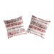 2 Fundas de almohada 100% algodón percal SATET Multicolor