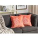 Beliani Cojín decorativo NORI 45x45 Naranja