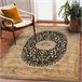 Alfombra de lana SUPERIOR Piemonte Rosetón 200x300 Beige