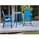 Beliani Conjunto bistro ADIRONDACK Azul
