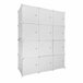 Armario Vestidor Cube Personalizable Boxed Elite 12 Cubos/Puertas 111 Blanco