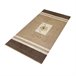 Acomoda Textil – Alfombra 100% Algodón con Flecos. Marron