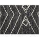 Beliani Alfombra de pelo corto KHENIFRA 140x200 Blanco/ Beige